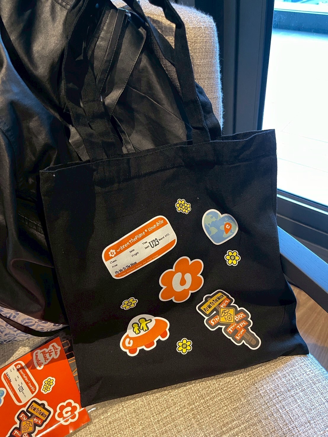 WATER THE PLANT 時裝周秀場限定 小花雙面托特包 WTP