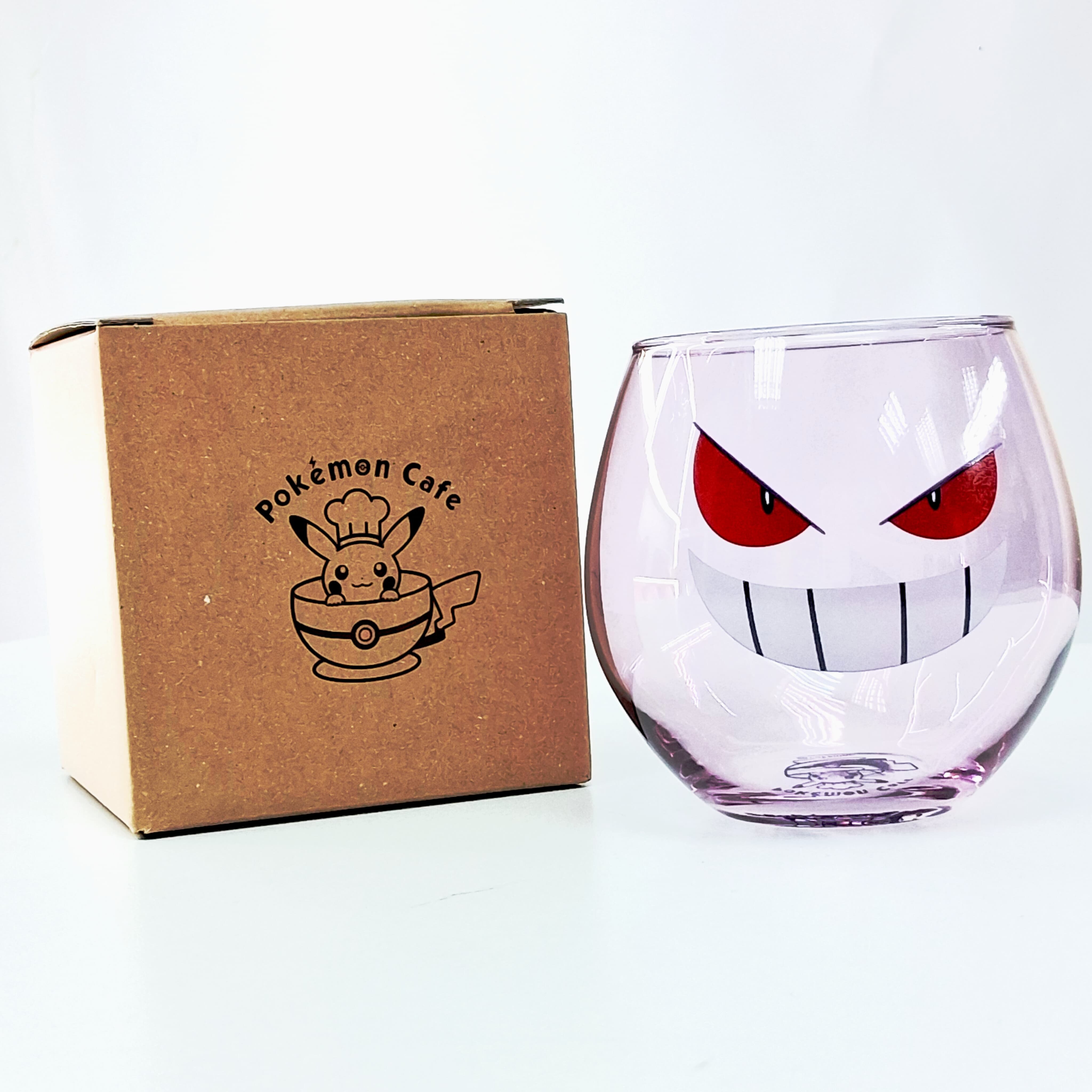 Pokemon Cafe Gengar 2 Pairs Glass Cup Limited Japan