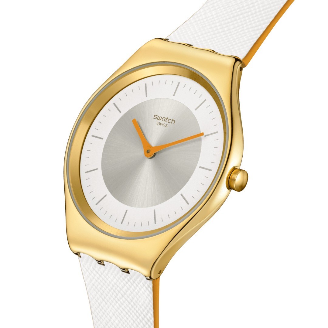 【Swatch】PEARL GLEAM SYXG128 38mm  現代鐘錶