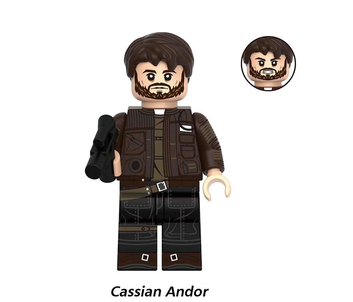 Star Wars Cassian Andor Custom Minifigures Minifigs Fit Lego G0152 GH0392