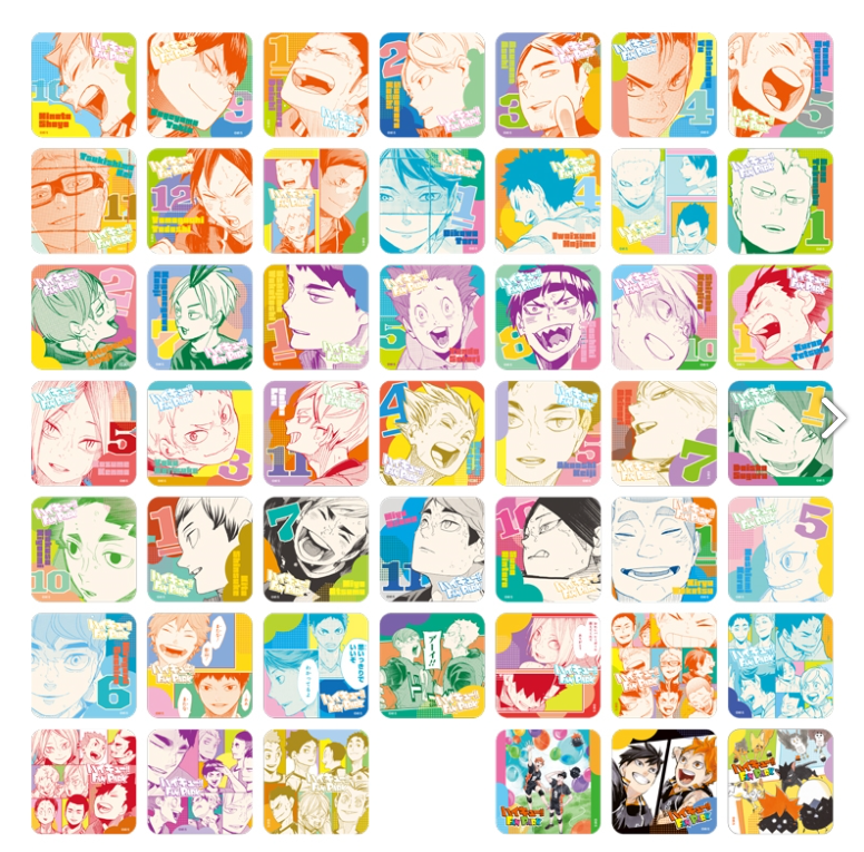 [代購][預訂] 排球少年 JUMPSHOP FUN!! 杯墊 [受注]