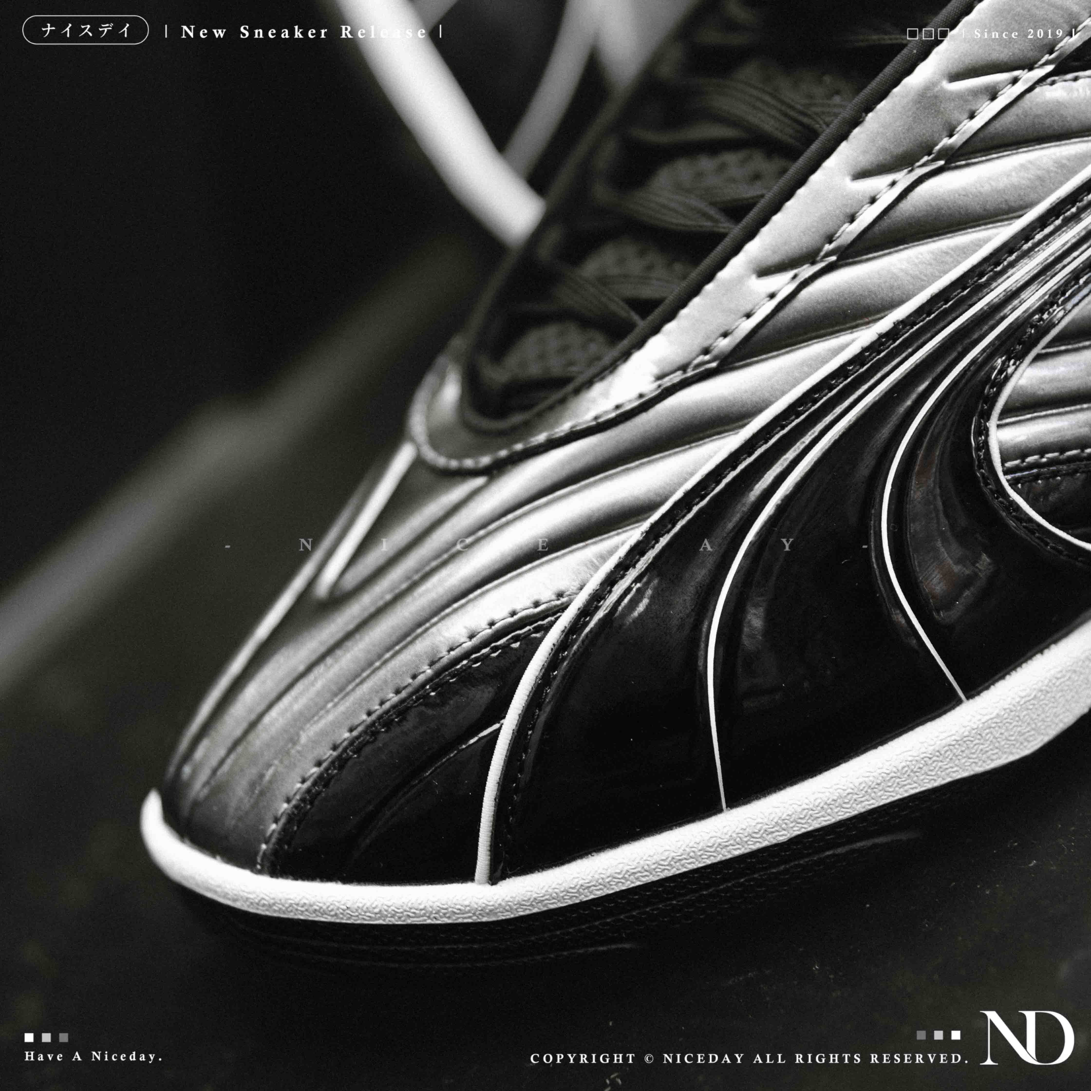 NICEDAY 現貨 Puma V-S2 Goalgetter 銀黑 液態銀 銀 黑 灰 復古 賽車鞋 翻蓋 男鞋 403282-03