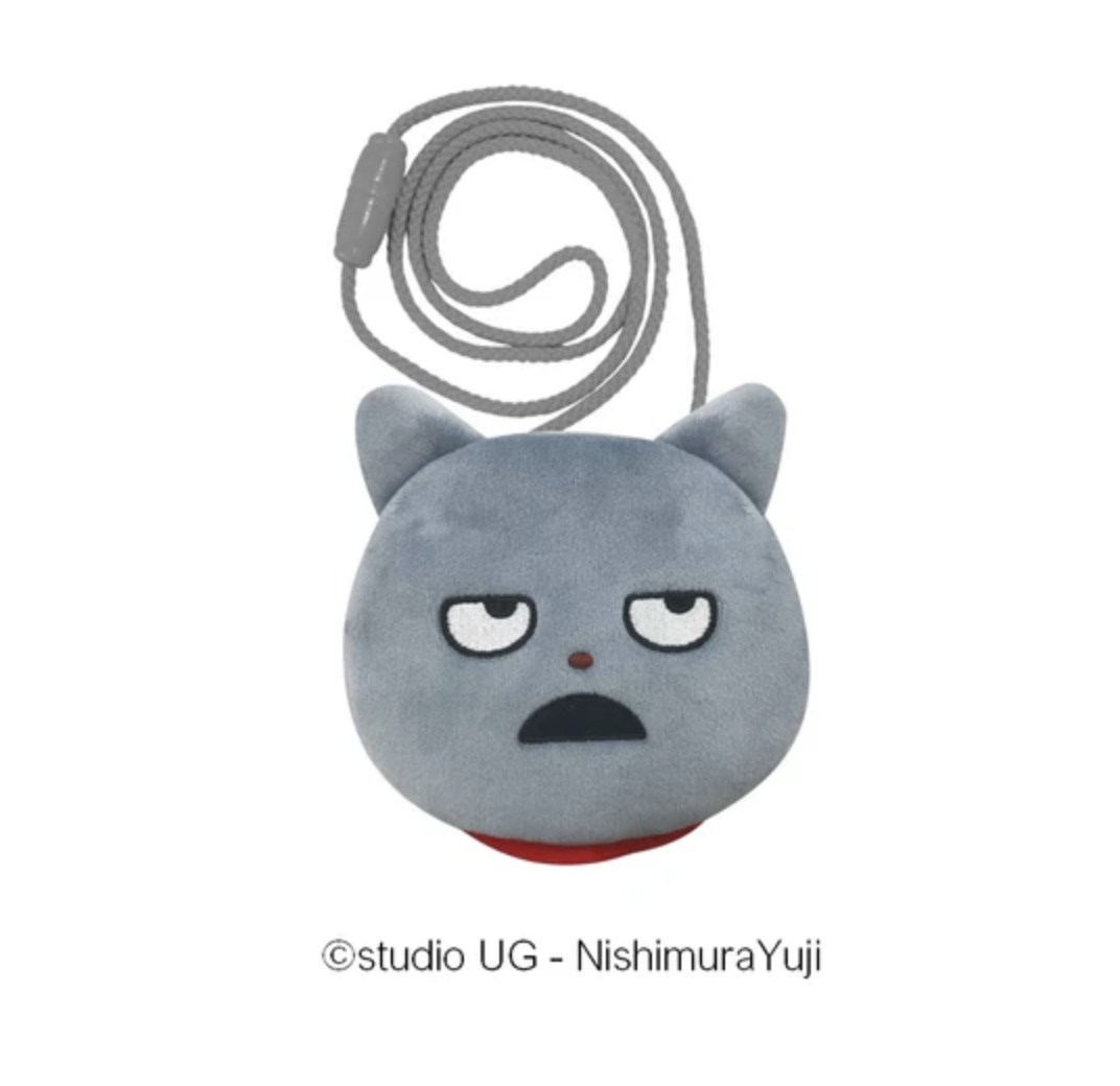 壞壞貓拉鏈小包附背繩