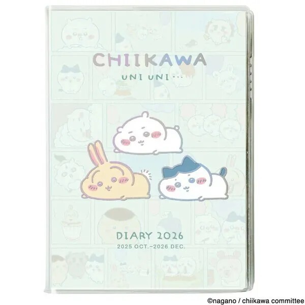 KTQ STORE ‧ 日本 Chiikawa 吉伊卡哇 2026年手帳 日記本 行事曆 計畫本 周間 B6 兩款