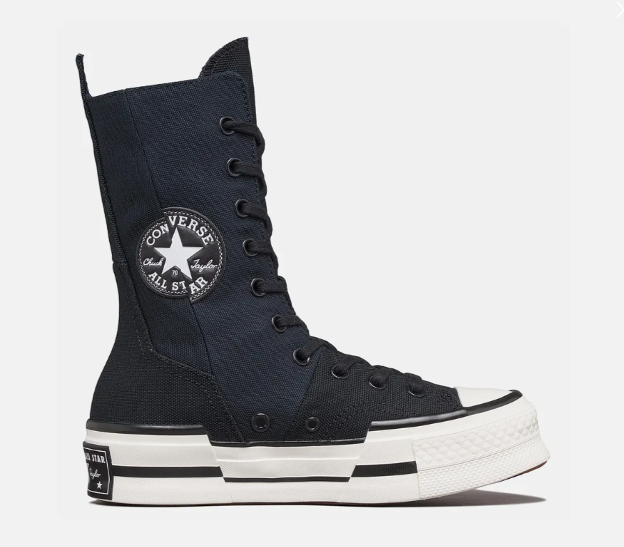 CONVERSE / Chuck 70 Plus X-High Black 高筒黑色帆布鞋 A10361C /  AUG25