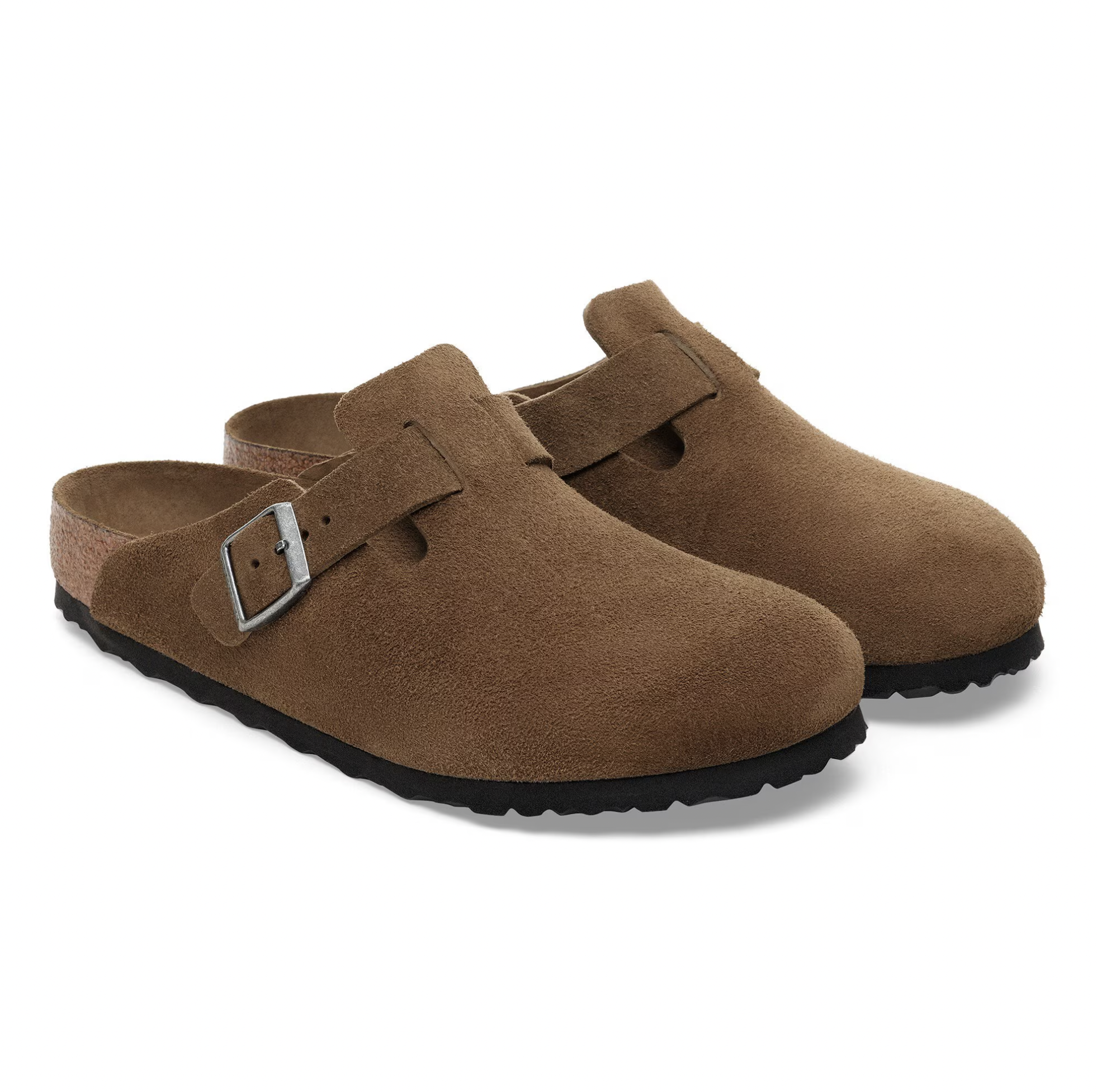 [Instock] Birkenstock Boston Suede SFB Dark Tea | 1030814