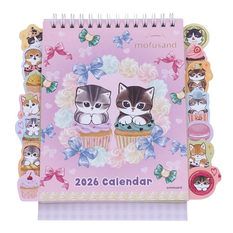 港版 Mofusand 2026年直身座檯月曆