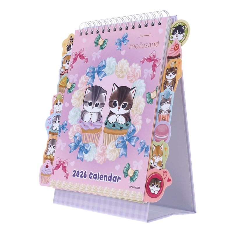 港版 Mofusand 2026年直身座檯月曆