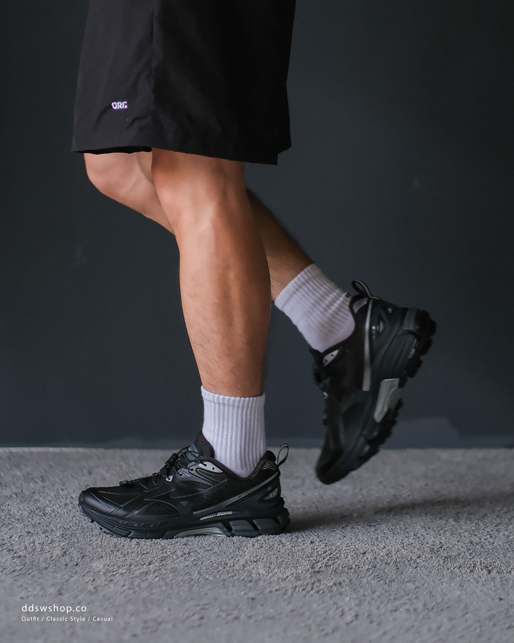 "代購" Mizuno Halo Mix TL “Triple Black” 復古 防潑水 黑魂 D1GH251201