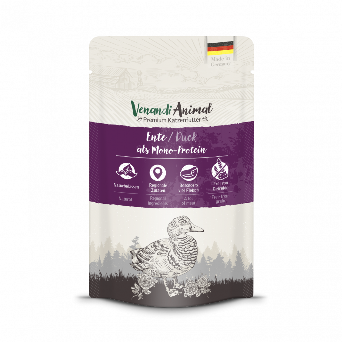 貓主食餐包-低敏純鴨 (125g)