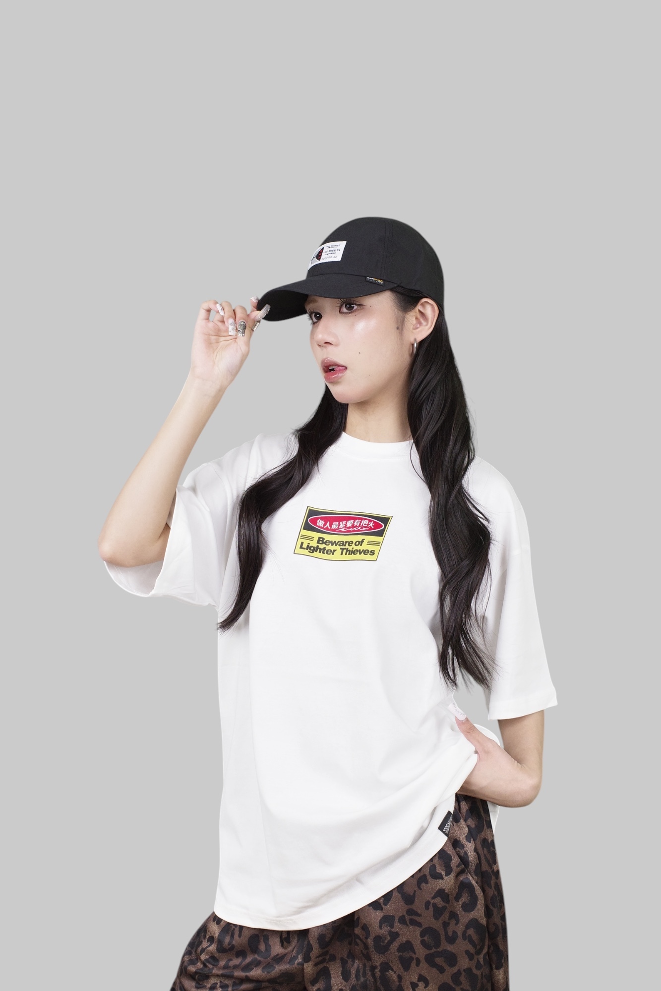 『Always_Good』做人最緊要有把火 中文字 印花 短T