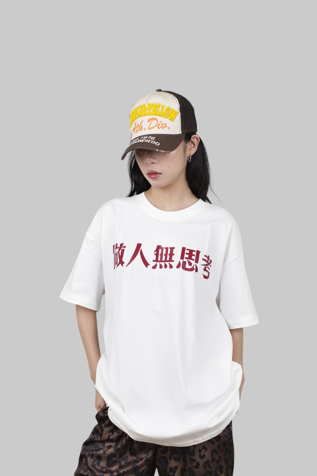 『Always_Good』做人無思考 生活會更好 中文字 印花 短TEE