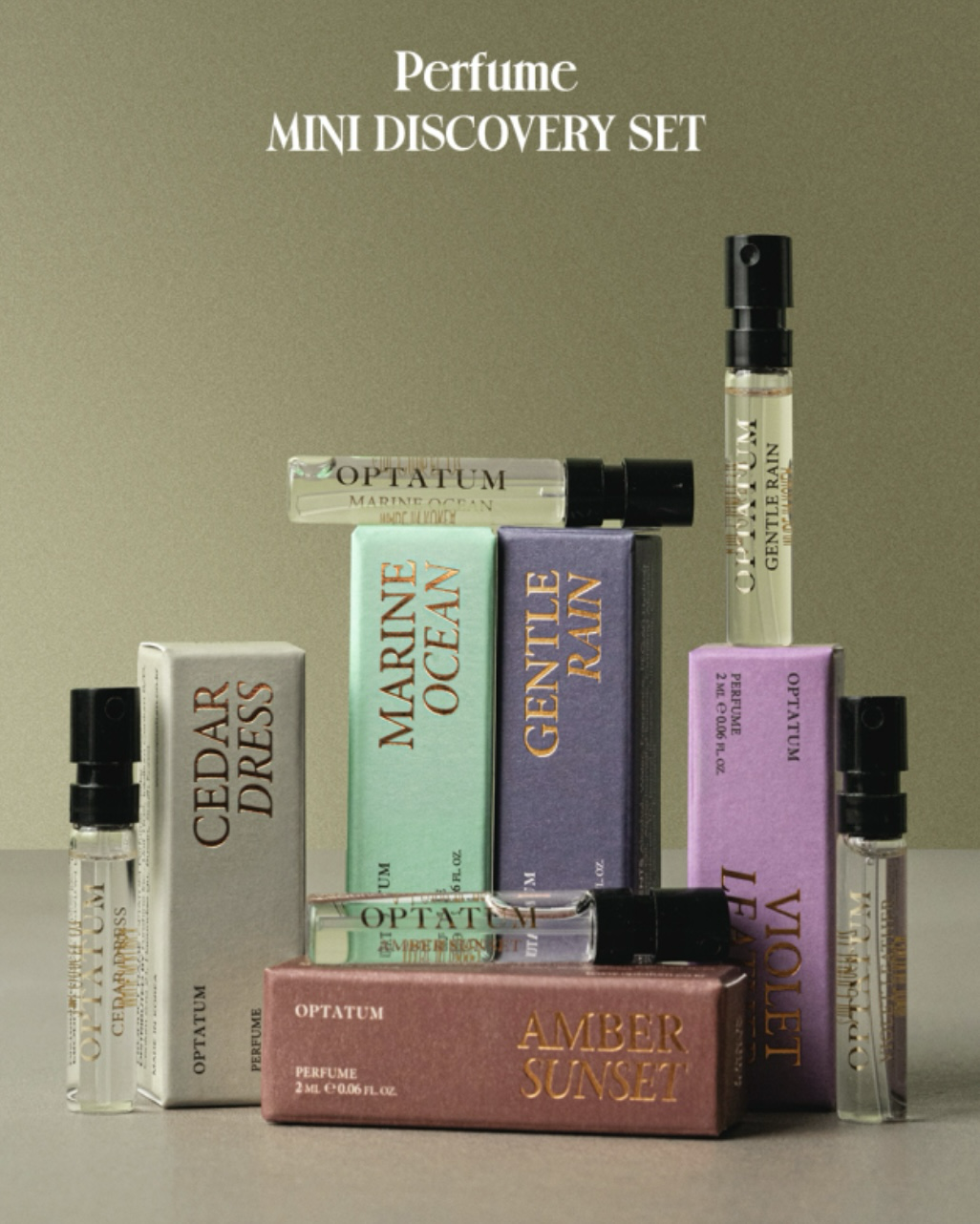 OPTATUM 香氛探索組合 5入小香 2ML 附收納包