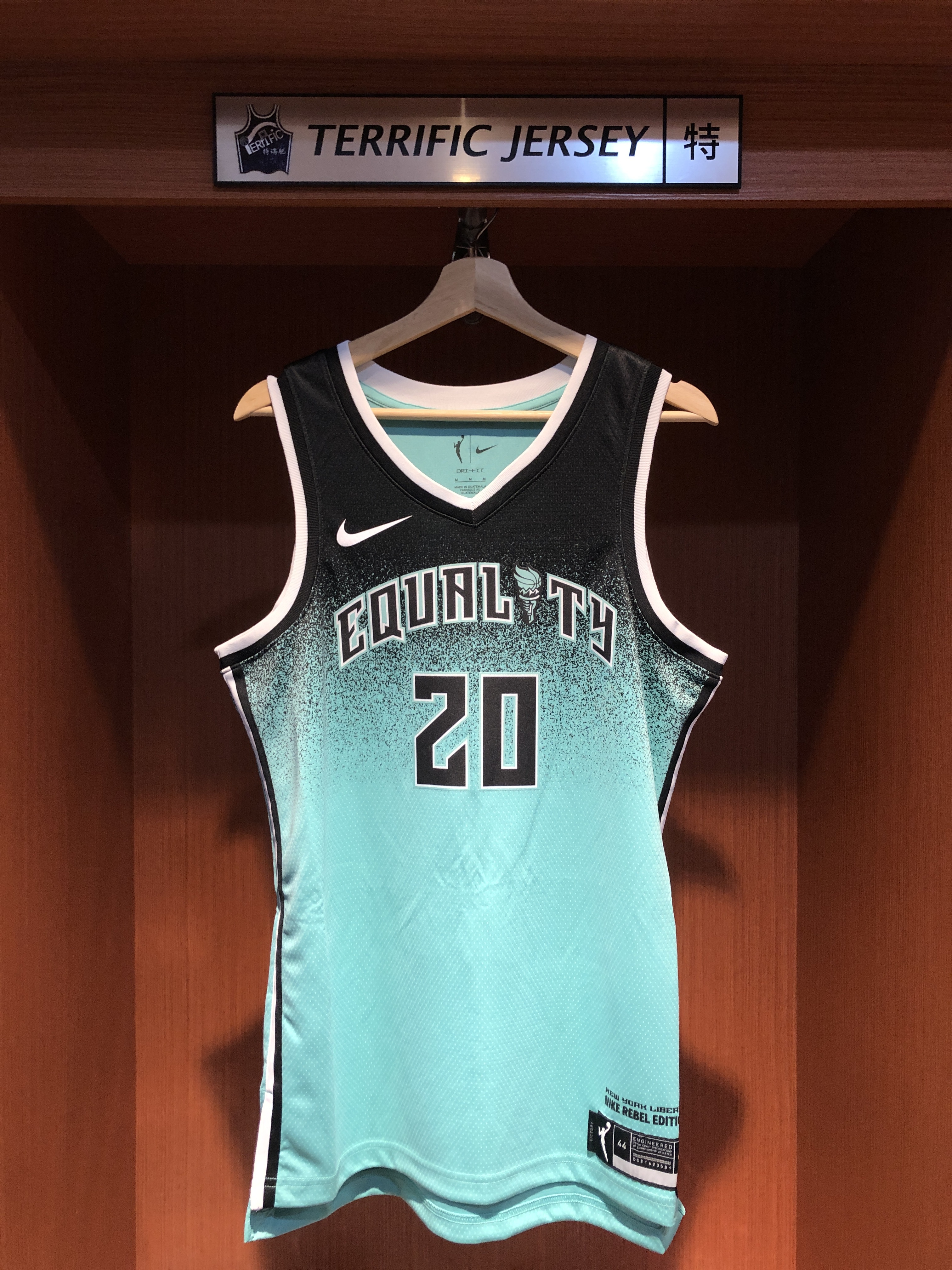 WNBA球衣 Sabrina Ionescu 紐約自由人綠 Nike Swingman 球迷版 熱轉印 全新