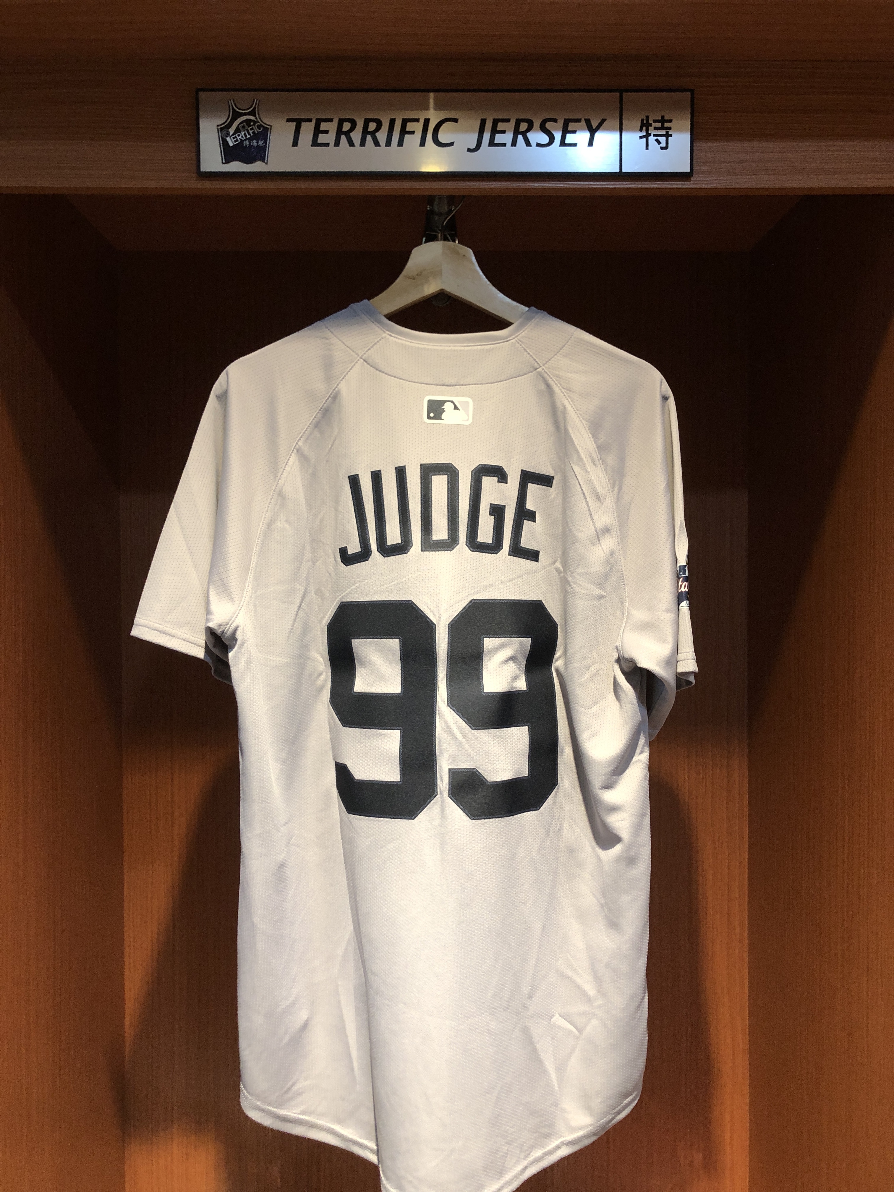 MLB球衣 Aaron Judge 25 明星賽 紐約洋基灰銀 臂章 Nike Limited Player Name Jersey 球迷版 熱轉印 全新