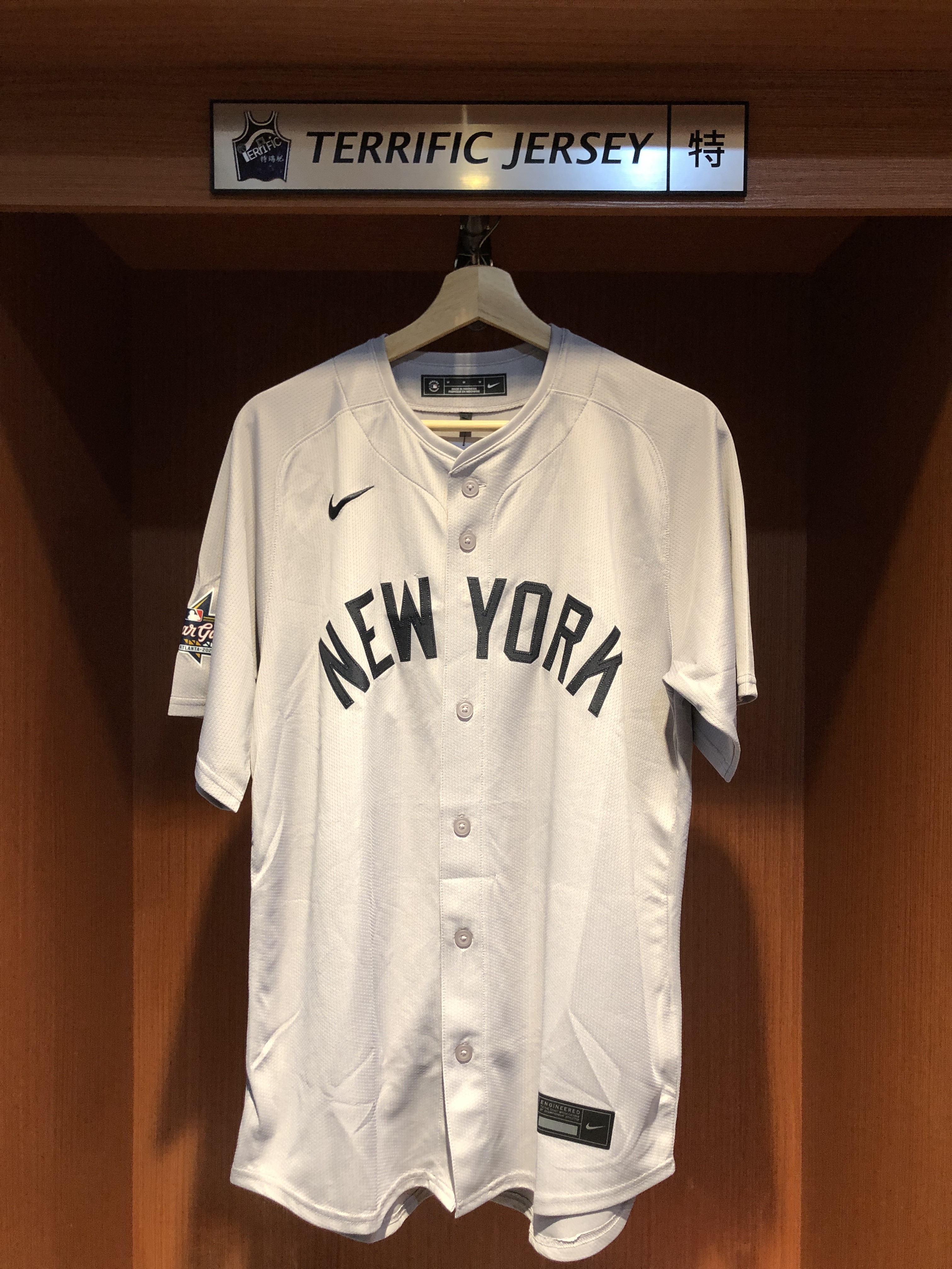 MLB球衣 Aaron Judge 25 明星賽 紐約洋基灰銀 臂章 Nike Limited Player Name Jersey 球迷版 熱轉印 全新