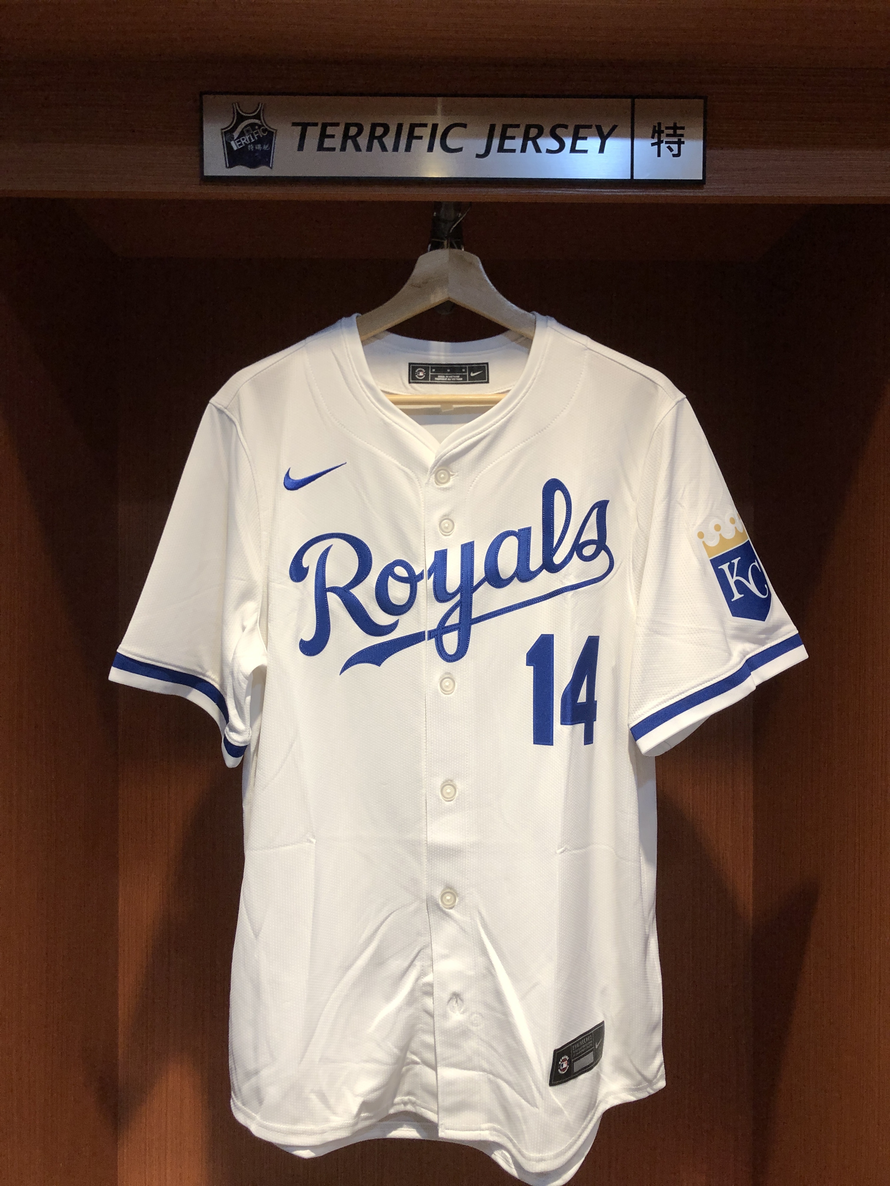 MLB球衣 Jac Caglianone 堪薩斯市皇家白 Nike Limited Player Name Jersey 球迷版 熱轉印 全新