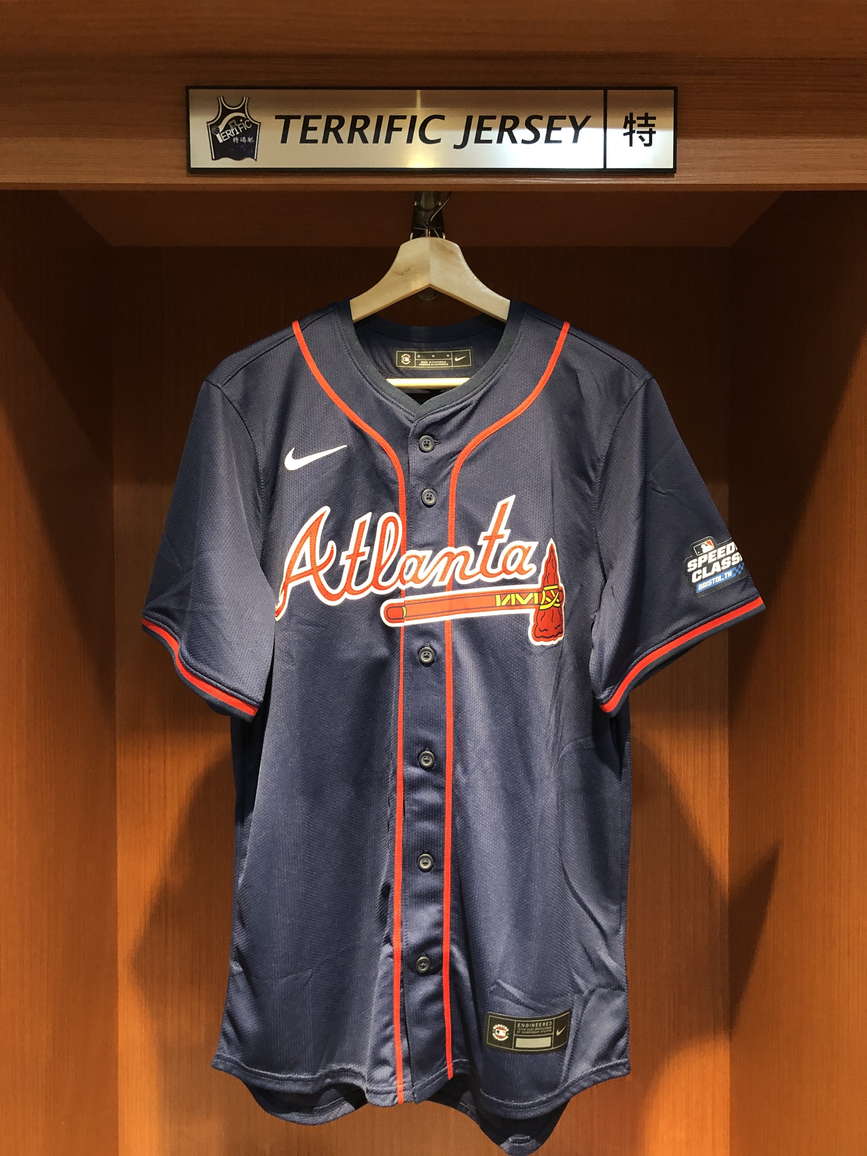 MLB球衣 Ronald Acuna Jr. 亞特蘭大勇士 賽車復古 Speedway Classic Nike Limited Player Name Jersey 球迷版 熱轉印 全新