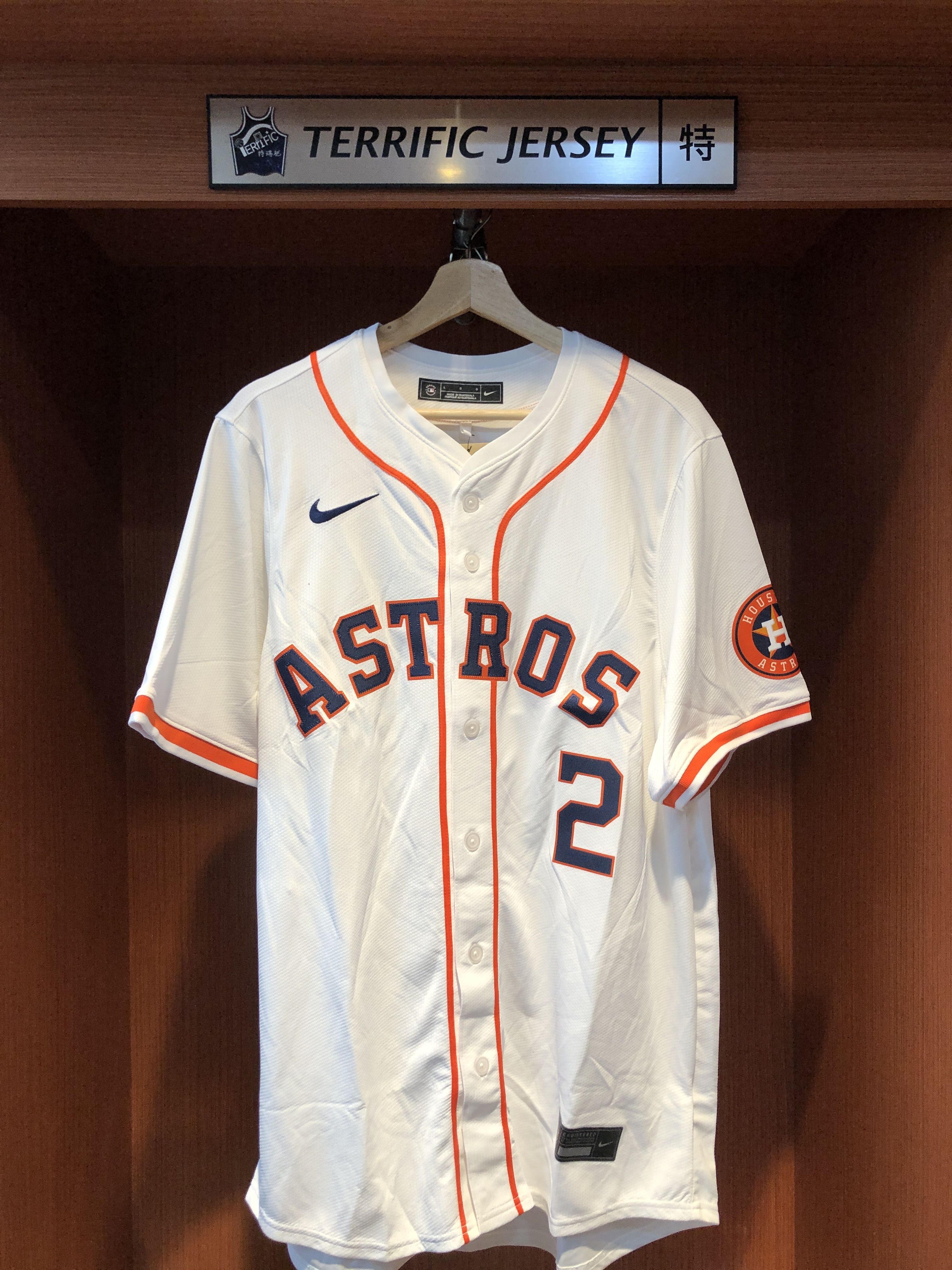 MLB球衣 Alex Bregman 休士頓太空人白 Nike Limited Player Name Jersey 球迷版 熱轉印 全新