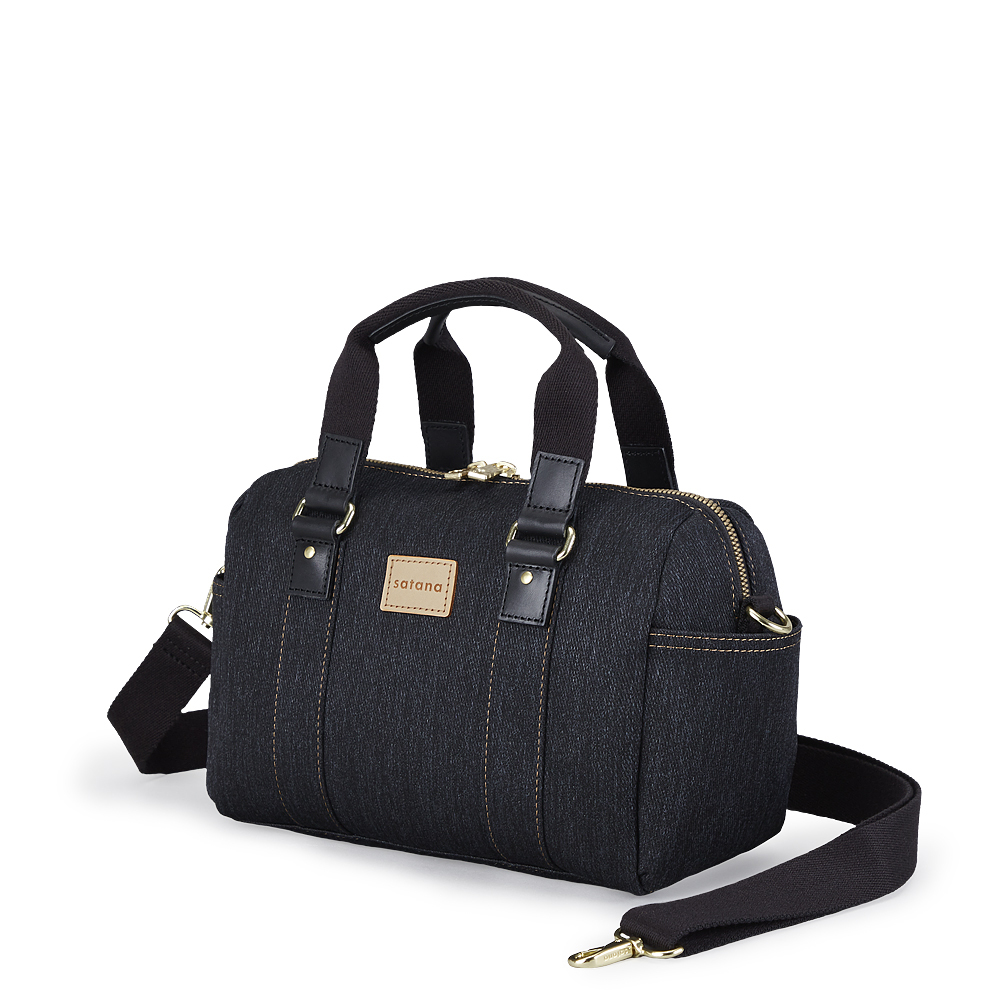 Denim 小波士頓包-丹寧黑