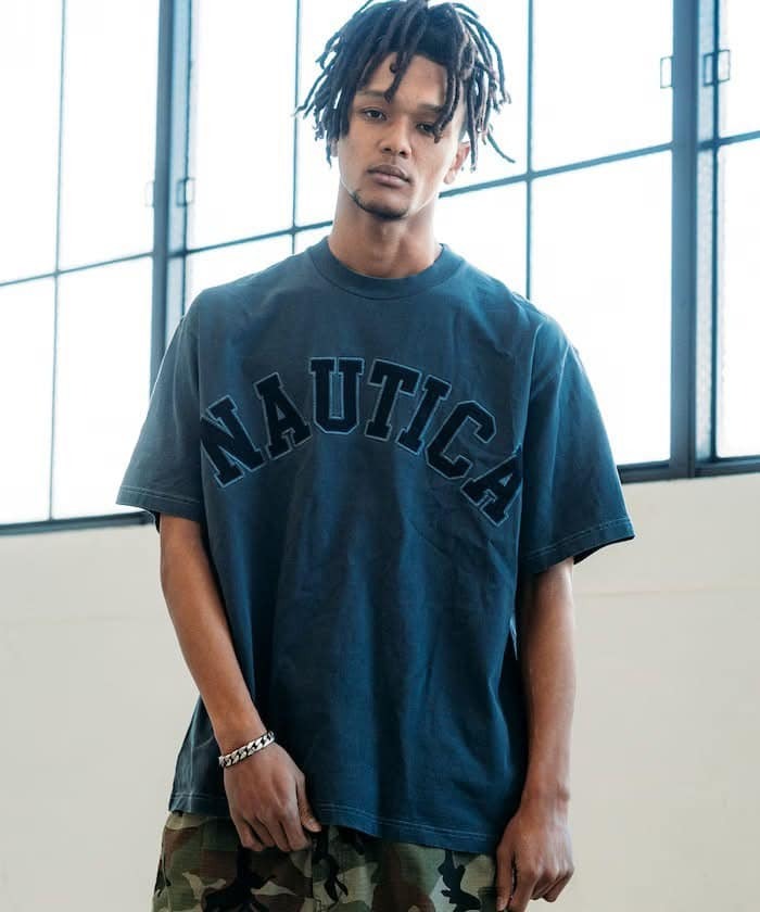 Nautica JP arch logo 水洗Tee
