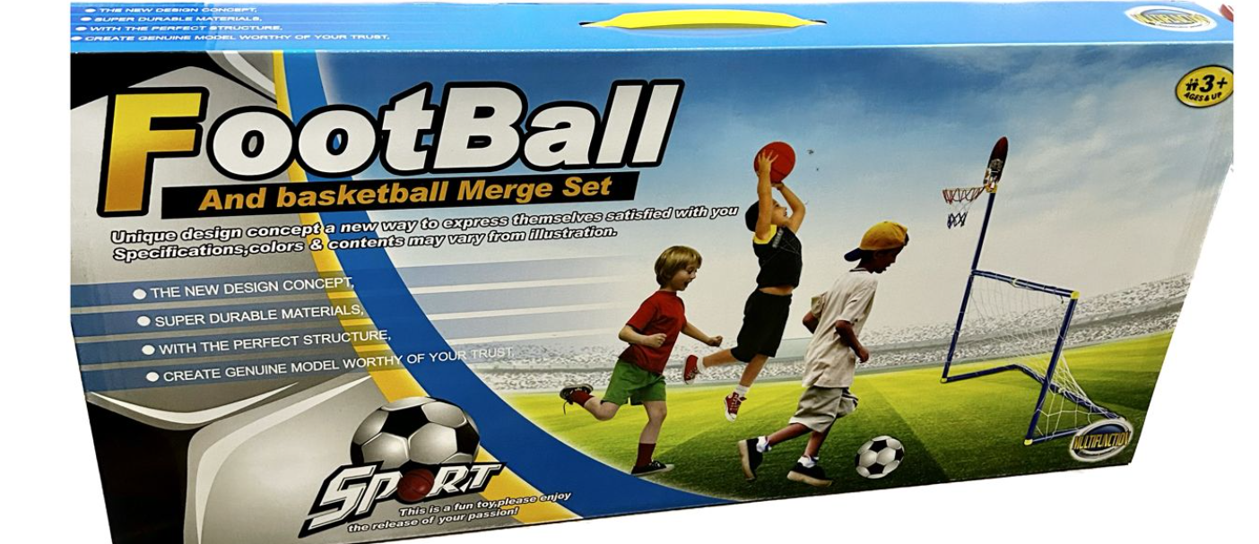 日常3 in 1儿童足球篮球飞镖游戏