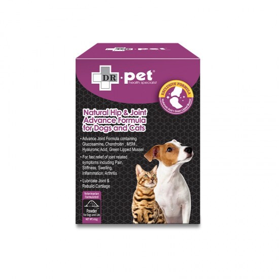 Dr Pet - 維骨素強化關節天然粉劑(貓狗通用) Natural Hip & Joint Advance for Dogs and Cats 165g