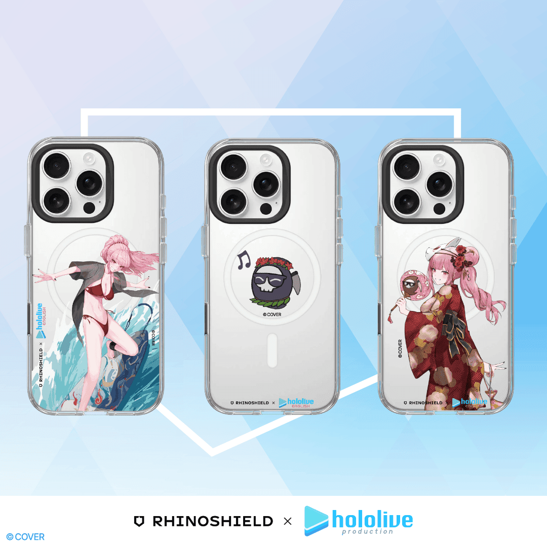 「官品代購」RHINOSHIELD x hololive 周邊 - 森カリオペ 手機殼/水樽 💀 Mori Calliope