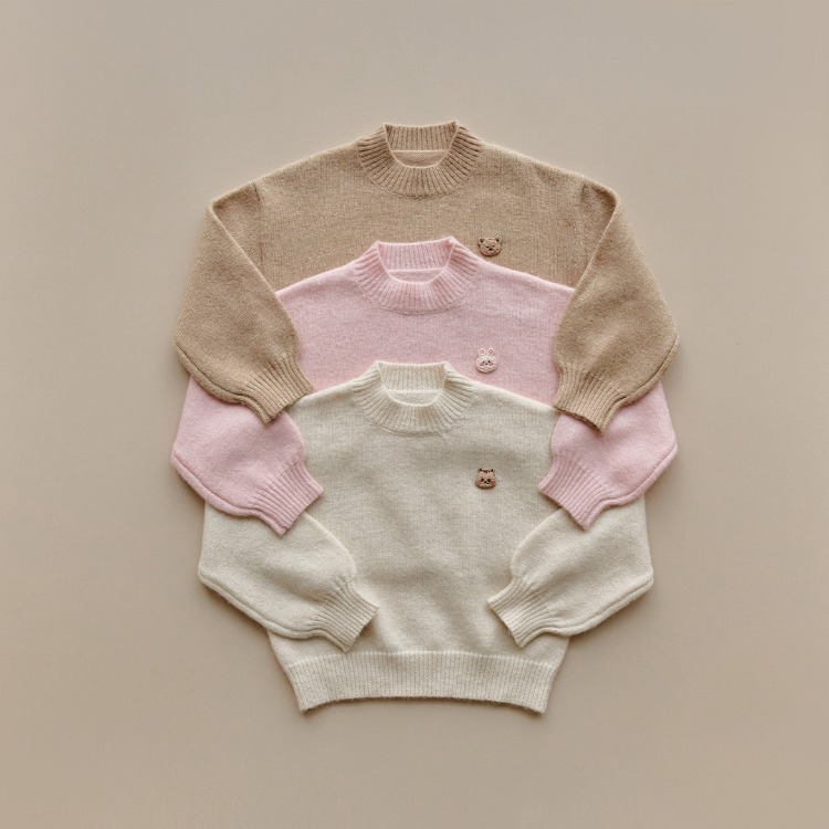 25F/W DTD奶甜軟萌系列🍭-半高領純色針織T恤