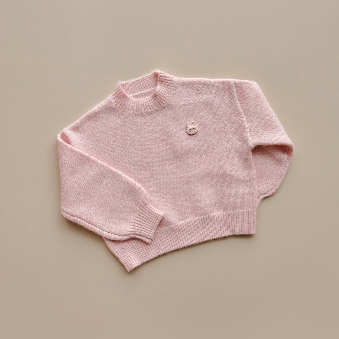 25F/W DTD奶甜軟萌系列🍭-半高領純色針織T恤