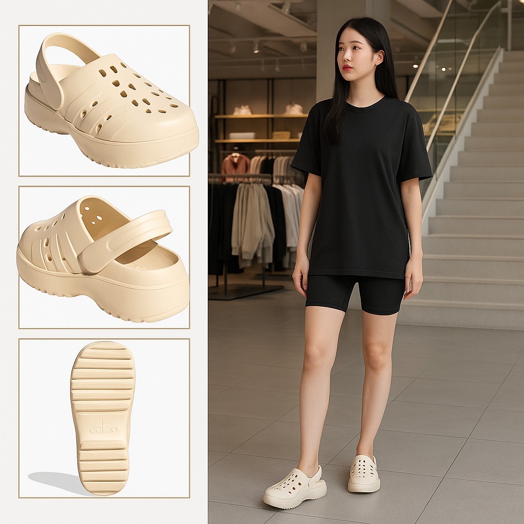 【預購】Adidas Adilette ClOG Platform G080801 女裝洞洞鞋