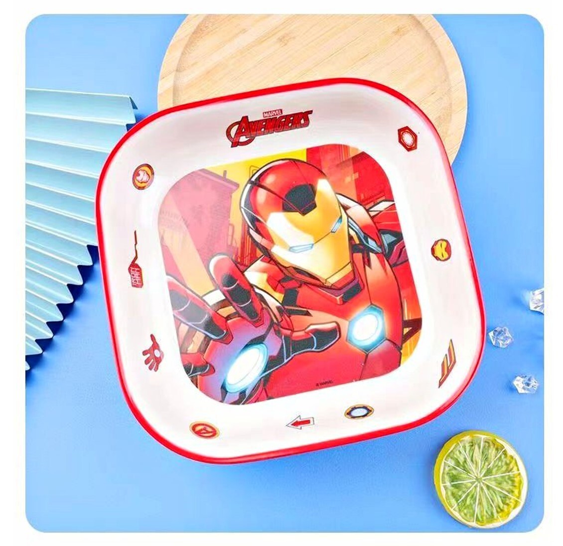 MARVEL 兒童方形碟 | 鐵甲奇俠 (科學瓷)