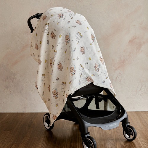 DTD玩轉人物Pure莫代爾系列-三重棉紗輕薄蓋毯