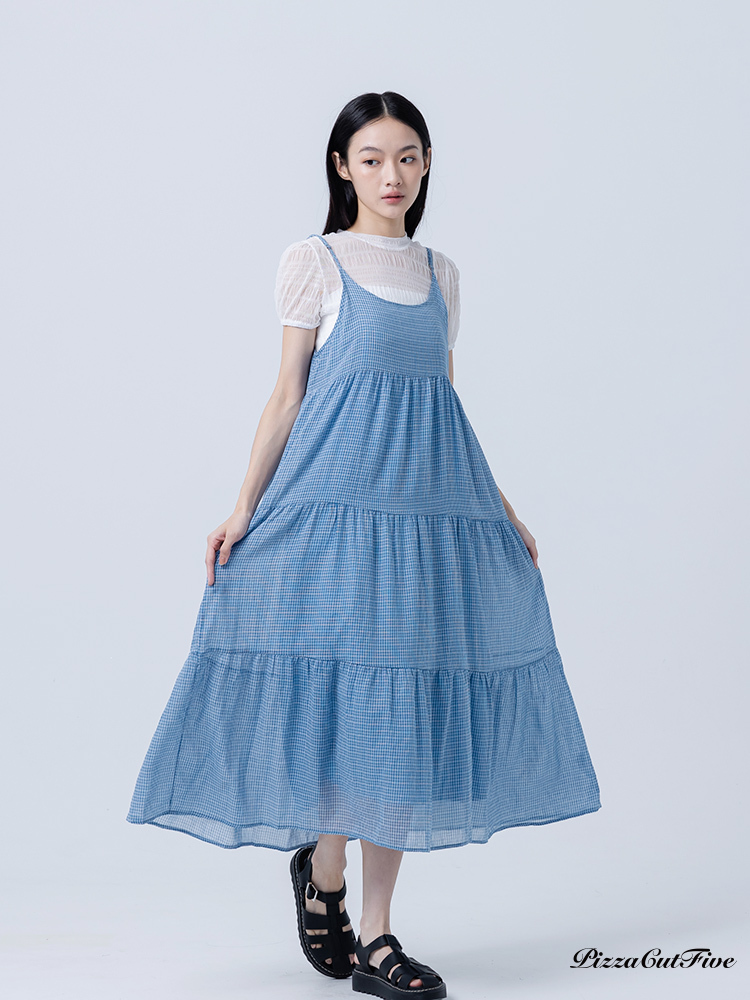 [SALE]格紋細肩洋裝 ThePeacePiece TPP252487038