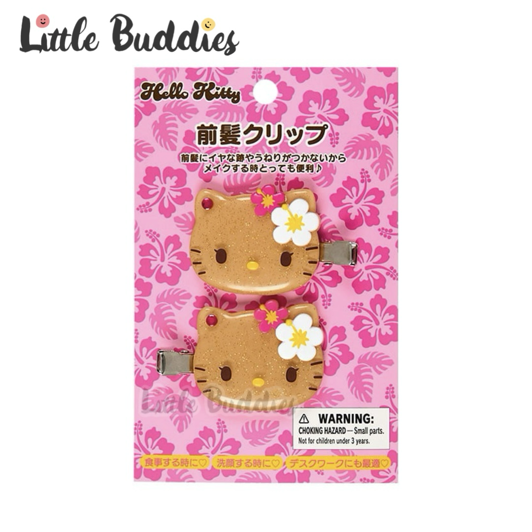 日本 Sanrio 日燒花花系列 - 髮夾對裝