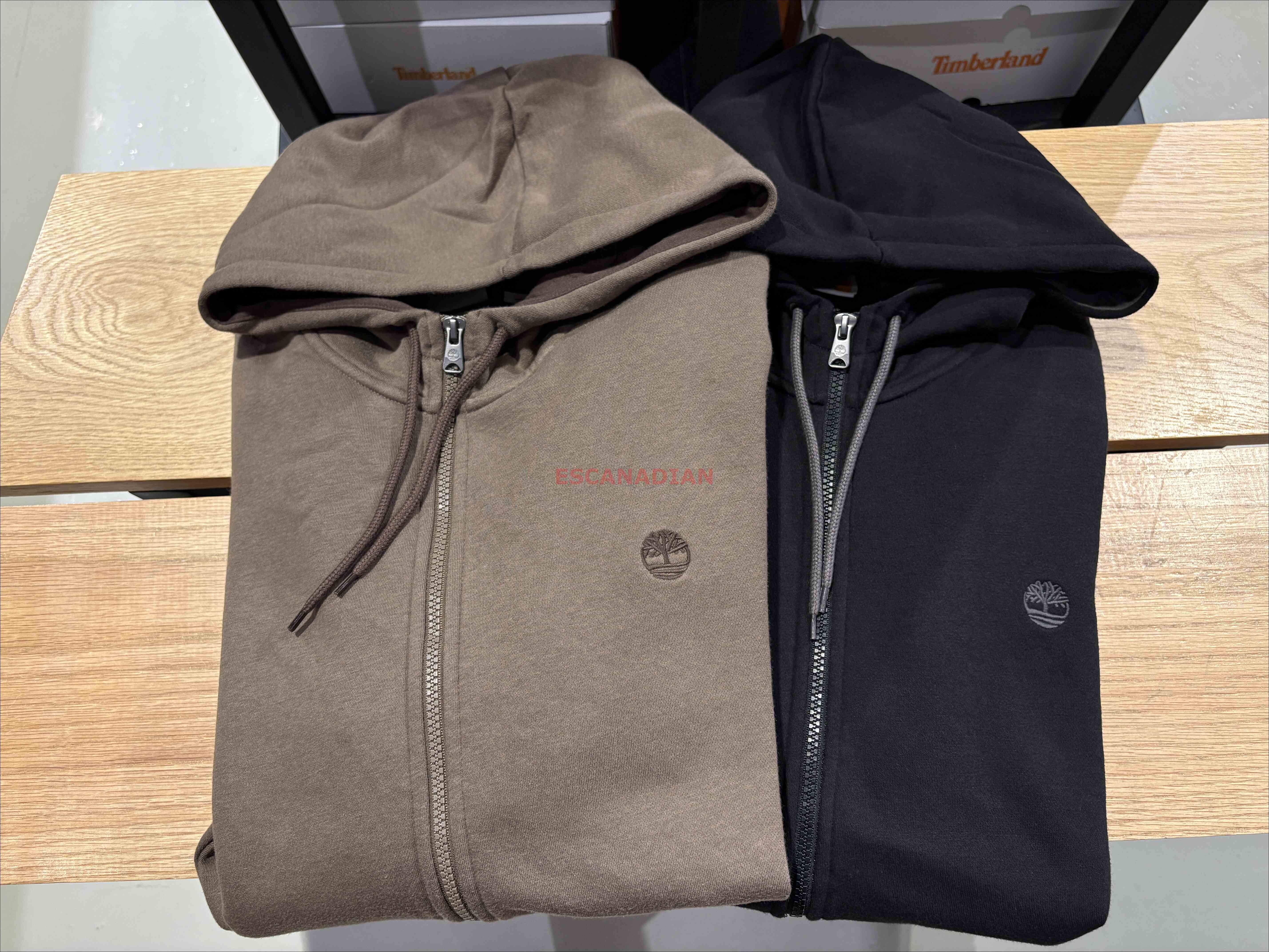 Timberland 大人 刺繡小標 刷毛 連帽外套 (2色)