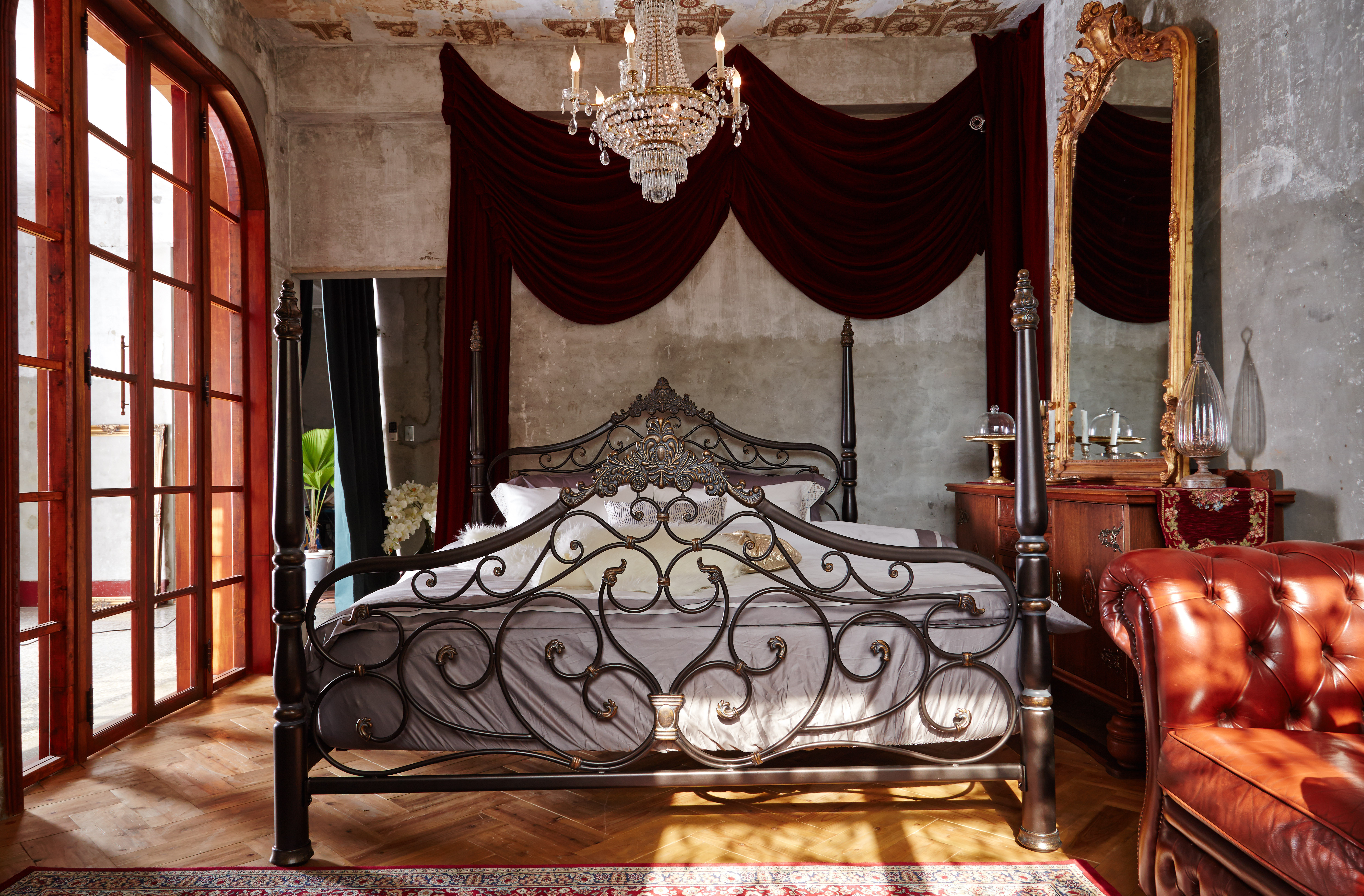 羅曼史系列-羅馬 鐵床架