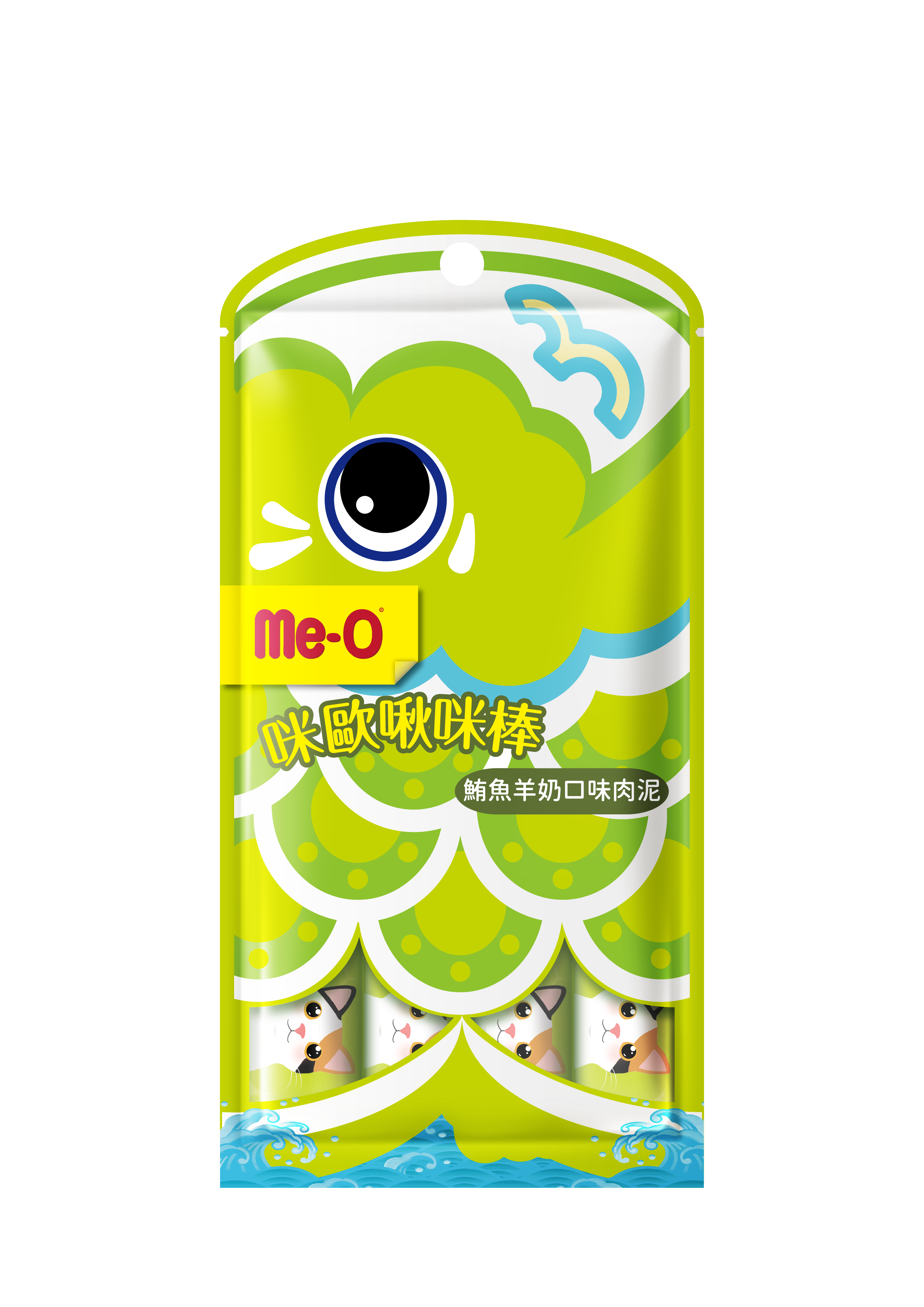 Me-O 咪歐 幼滑肉泥啾咪棒 15g x 4條