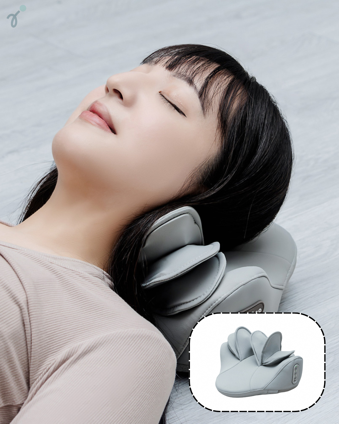 【3ZeBra】朵朵枕｜氣壓熱敷頸部按摩器