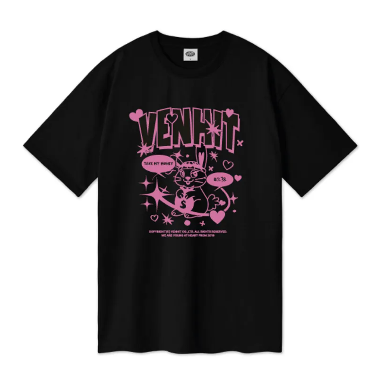 (現貨) VENHIT -  HONEY TEE (BLACK)