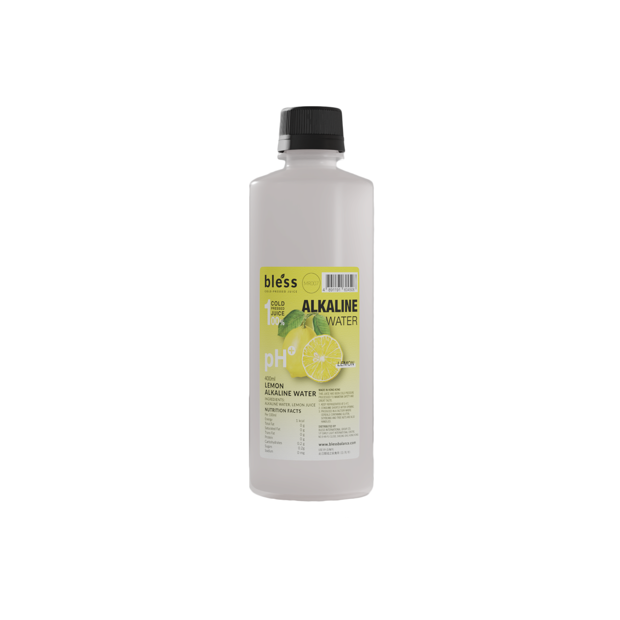 Lemon Alkaline Water － 檸檬鹼性水 (400mL)