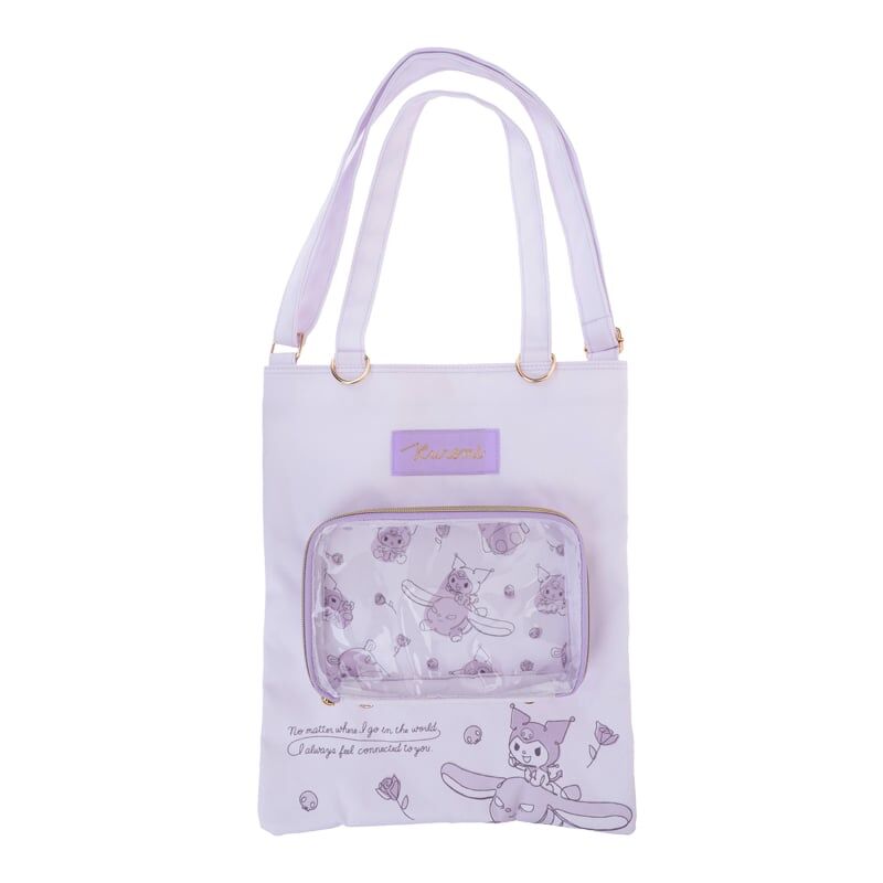 Kuromi 托特包 備透明PVC格 9-8501-1