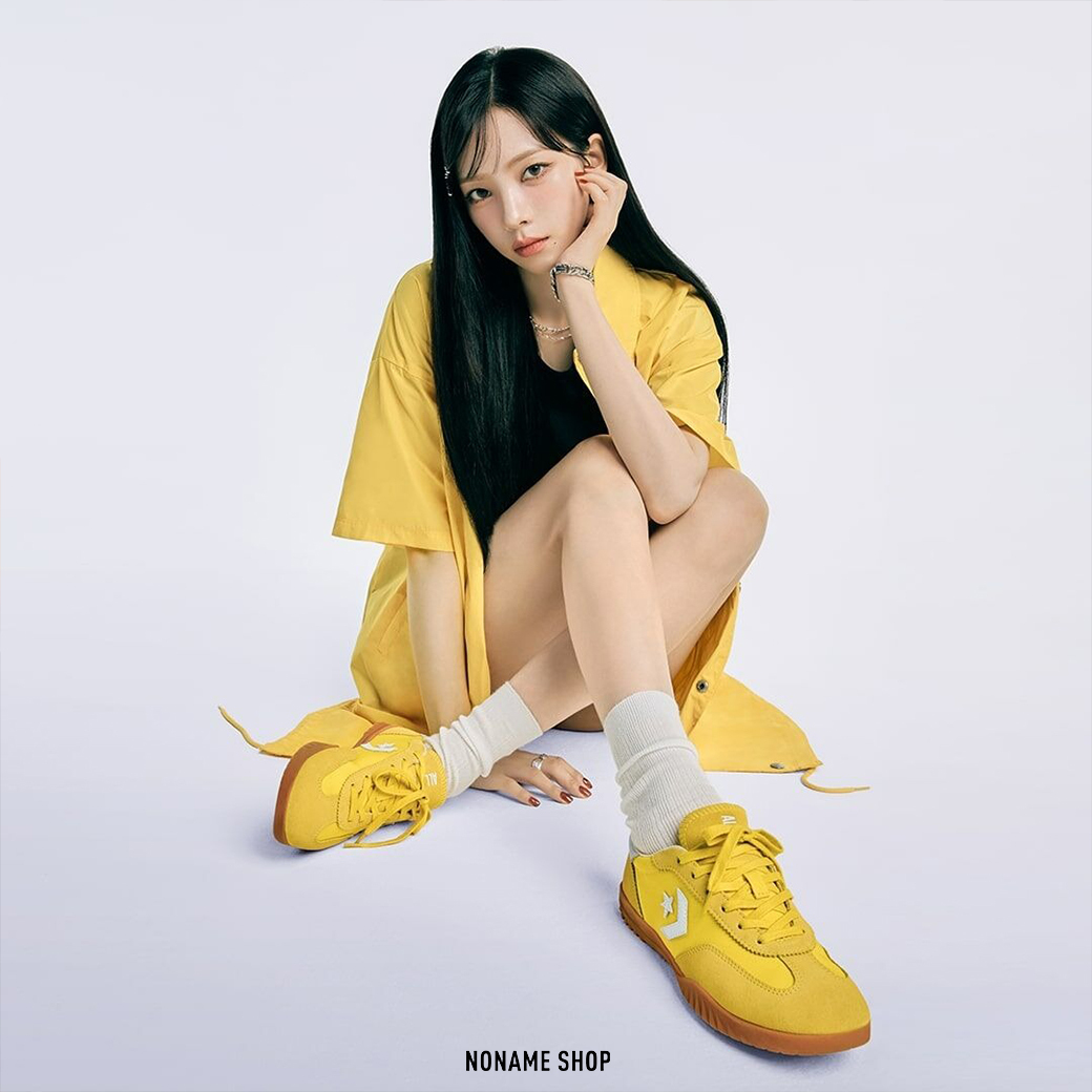 CONVERSE RUN STAR TRAINER 復古 德訓鞋 Karina同款 黃色 (男/女同款)