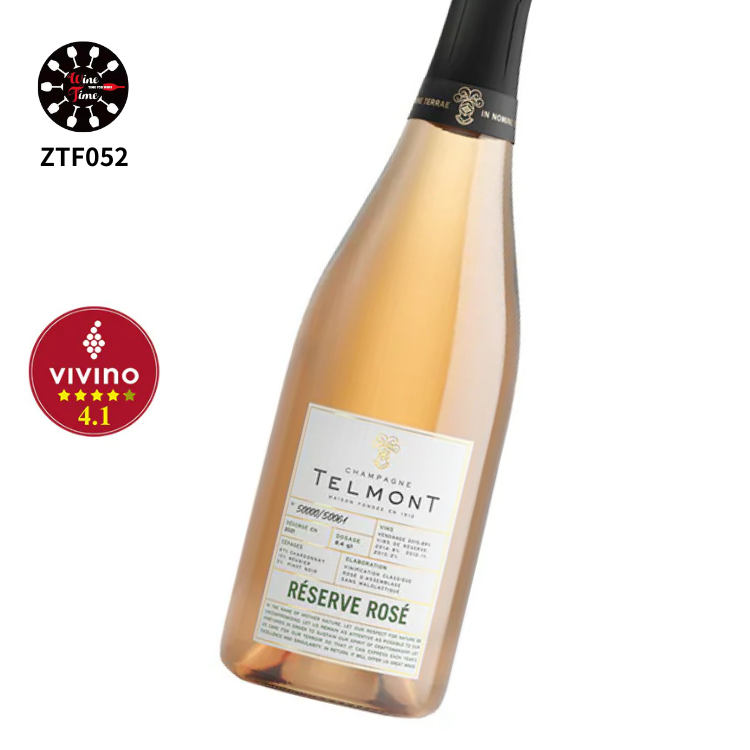 Telmont Reserve Rose NV Champagne 天夢珍藏粉紅香檳 | Wine Time 酒在當下