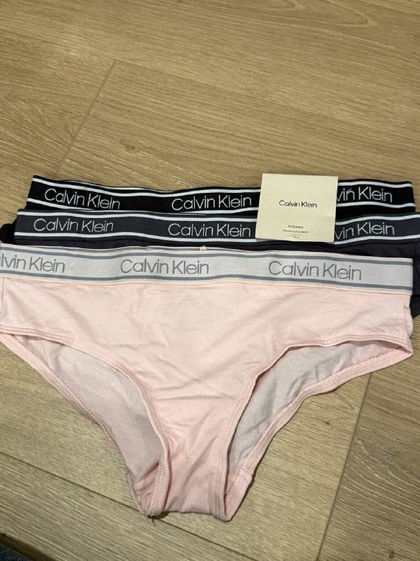 [USW] CALVIN KLEIN BLACK/PINK WOMEN'S HIPSTER, QP2415O-001 (UZZ932)