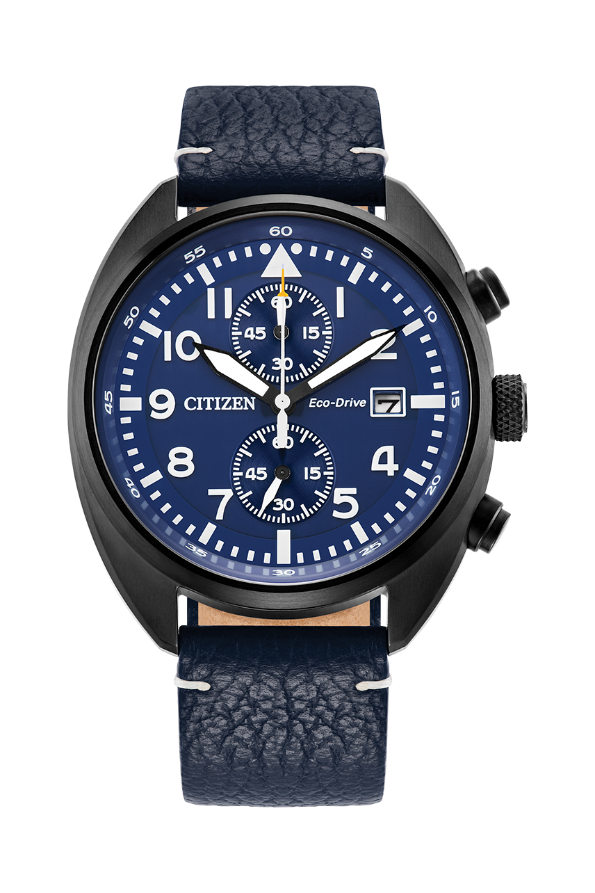 Citizen 星辰 Eco-Drive movement Sport Casual CA7048-08L Blue Dial Leather Strap 藍色錶盤皮帶 , CA7041-07X Green Dial Leather Strap 綠色錶盤皮帶 光動能手錶