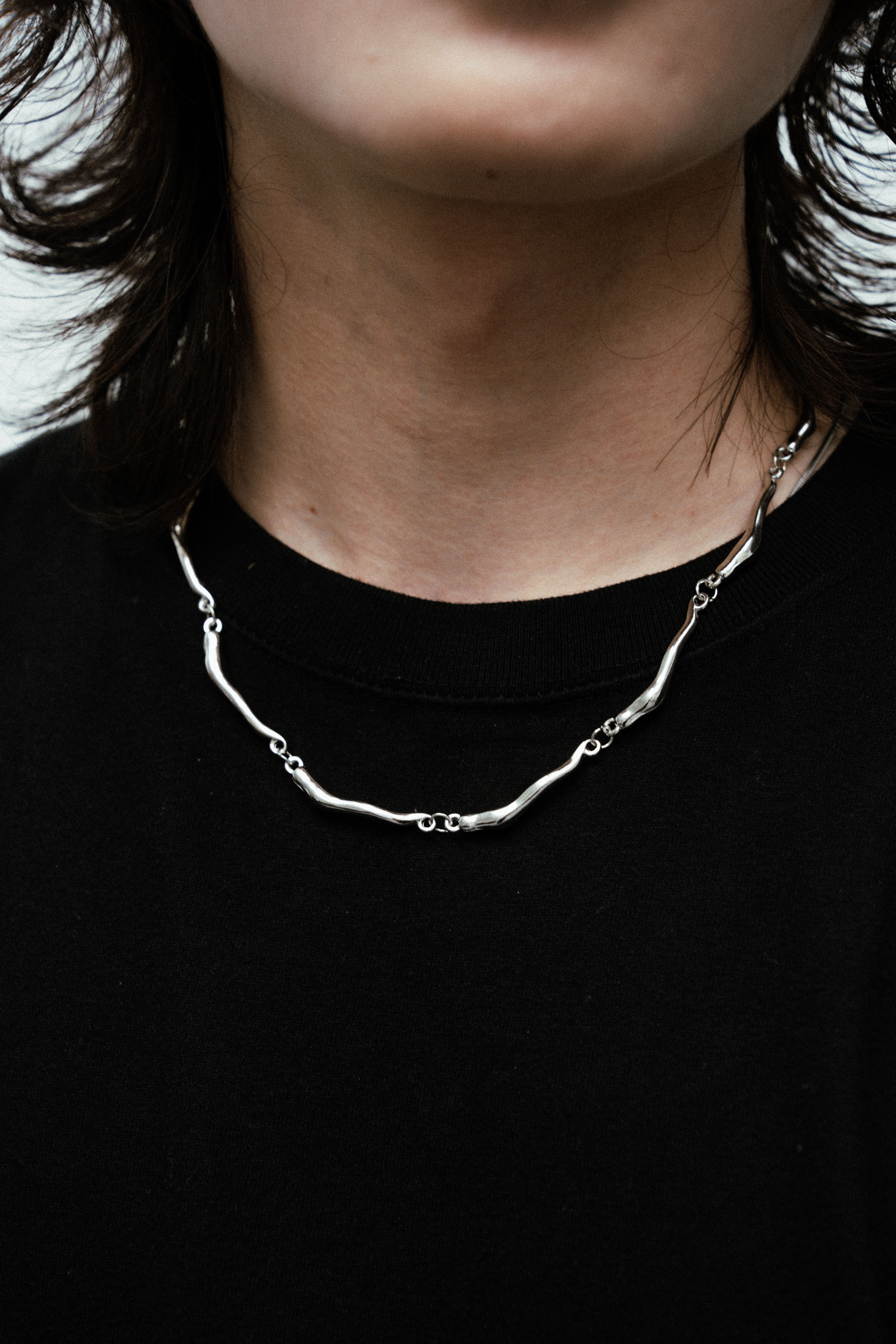 【BLUZ】不規則波紋項鍊