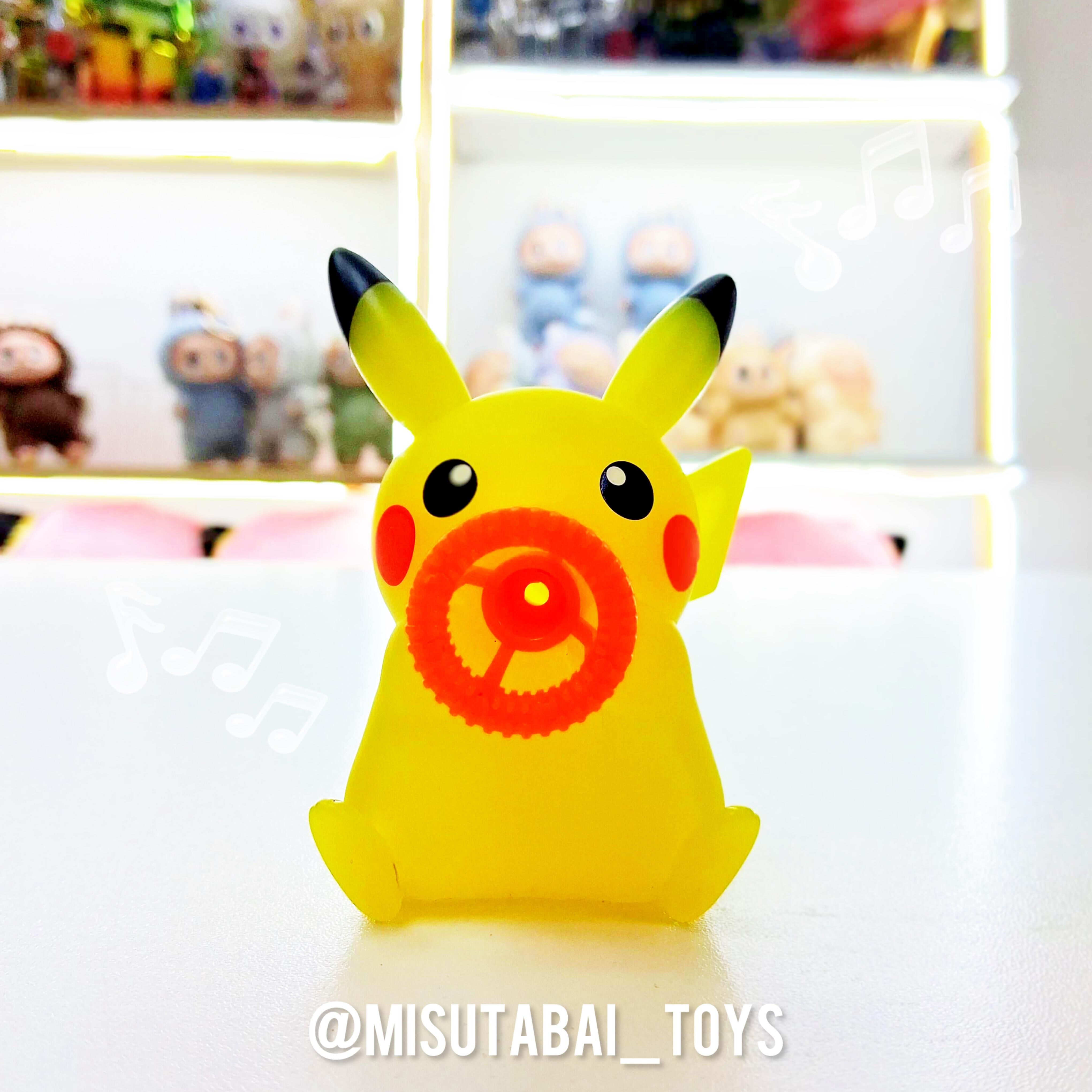 Pikachu figure that you can play with soap bubbles
