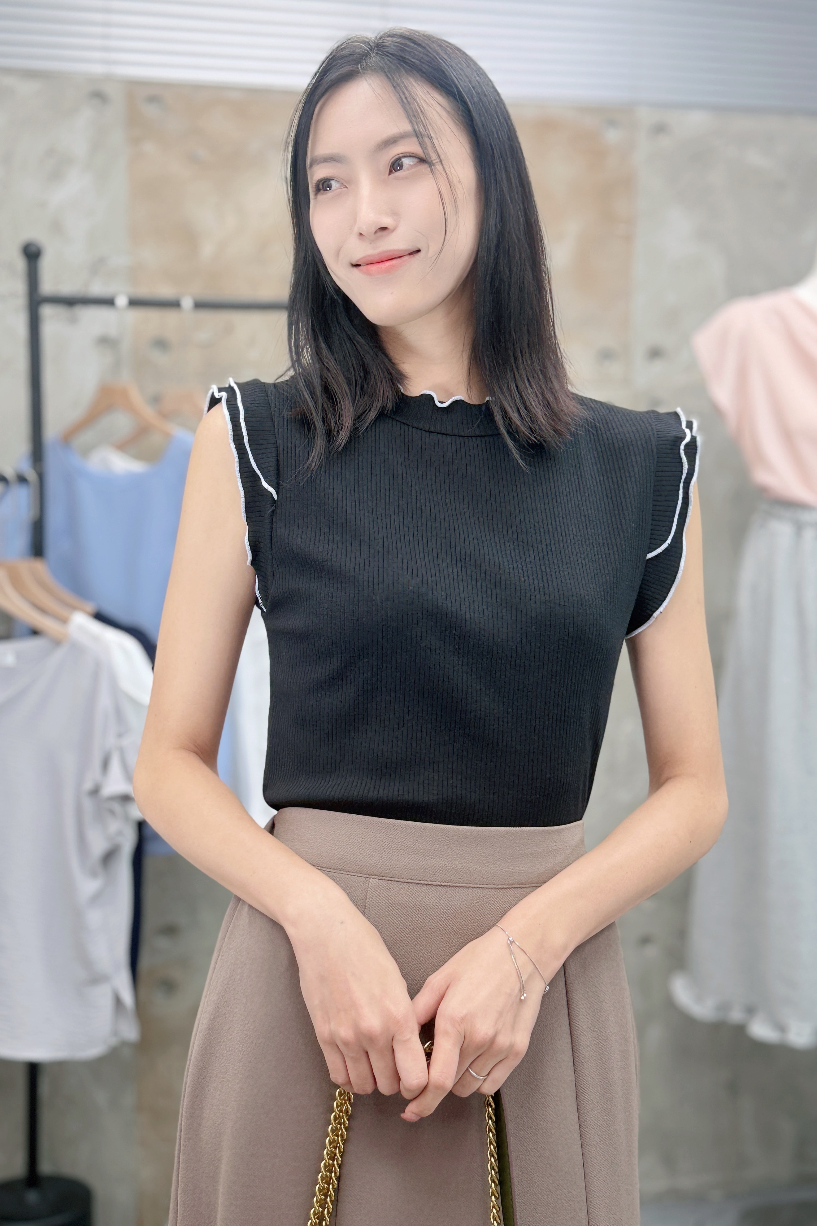 TOP#7640 🤍Hand Drawn 好版型背心