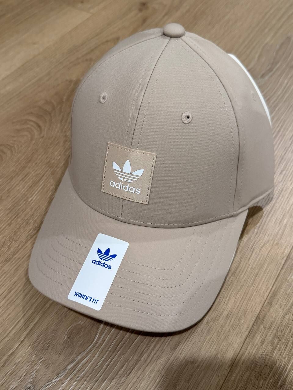 [USW] ADIDAS STONE KHAKI/OFF WHITE JK5503 WOMEN'S VENTURE WEBBING STRAPBACK HAT, 888254218248 (UZZ961)
